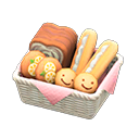 Cesta de pan y galletas